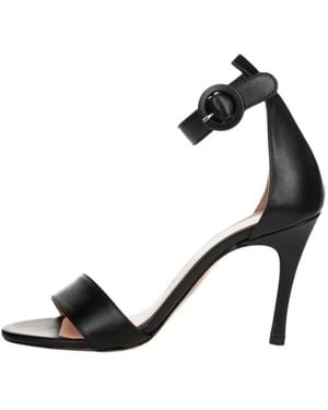 Poche Paris High Heel Sandals - Black