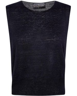 Cortana Sleeveless Tops - Blue