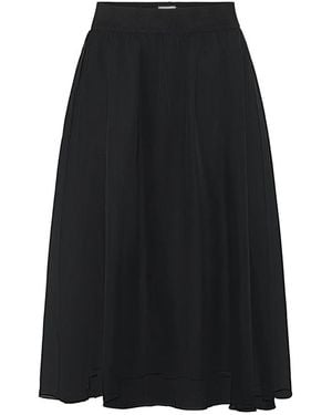 Saint Tropez Midi Skirts - Black