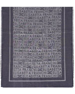 Elisabetta Franchi Winter Scarves - Grey