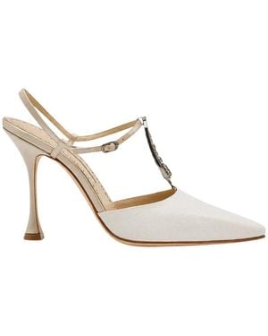 Manolo Blahnik Schoenen ,Truta 105 Pumps - Wit