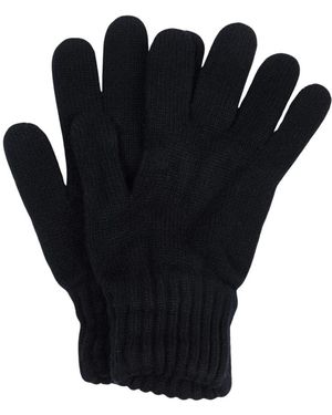 Barbour Lamswol Handschoenen - Zwart