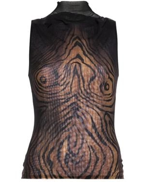 Jean Paul Gaultier Sleeveless Tops - Marron
