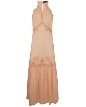 Twinset Maxi Dresses - Marrone