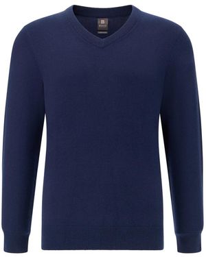 BOGGI V-Neck Knitwear - Blauw