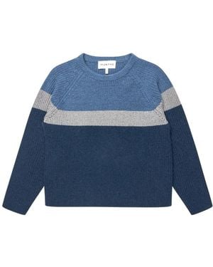 Munthe Truien & Vesten ,Blauw ,Ronde Hals Gebreid