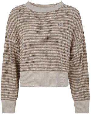 Twinset Round-Neck Knitwear - Grigio