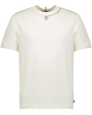 Moncler Katoenen T-Shirt - Wit
