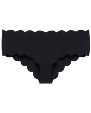 Marysia Swim Spring Bikini Broek Met Scallop Rand - Zwart