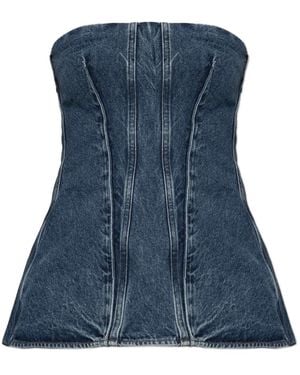 Agolde Sleeveless Tops - Blue