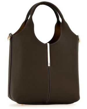 Tod's Tassen ,Bruin ,Leer Ebr Due Manici Mini - Zwart