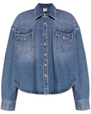 Vetements Denimhemd - Blau