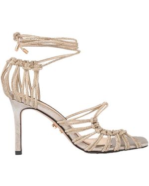 Twentyfourhaitch High Heel Sandals - Metallic