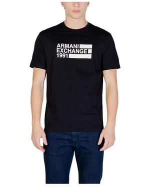 ARMANI EXCHANGE T-Shirts - Black