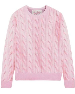 Mc2 Saint Barth Round-Neck Knitwear - Rose