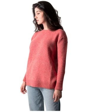 Weekend by Maxmara Round-Neck Knitwear - Rouge
