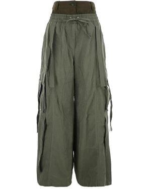 Dolce & Gabbana Wide Pants - Green