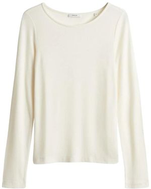 Opus Smallo Long Sleeve Top - Wit