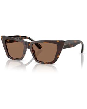 Jimmy Choo Cat-Eye Zonnebril Met Donkerbruine Lenzen