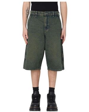 Dickies Denim Shorts - Green