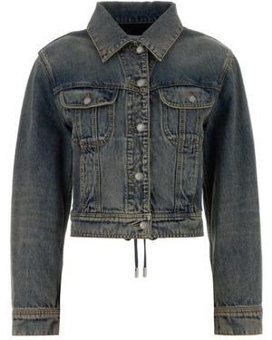 McQueen Denim Jackets - Gris