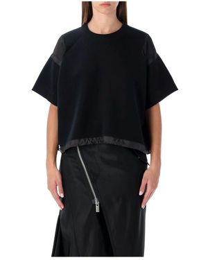 Sacai T-Shirts - Zwart