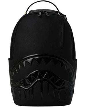 Sprayground Blacked Out Metallic Drip Backpack - Schwarz