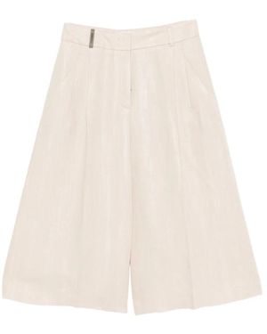 Peserico Long Shorts - Natural