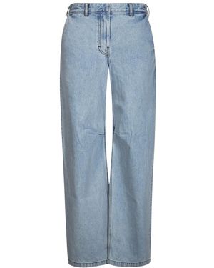 Entire studios Wijde Pijpen Jeans - Blauw