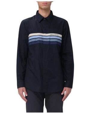 ARMANI EXCHANGE Casual Shirts - Blu