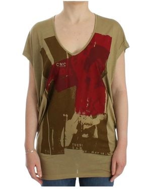 CoSTUME NATIONAL T-Shirts - Red