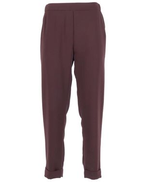P.A.R.O.S.H. Straight Trousers - Morado