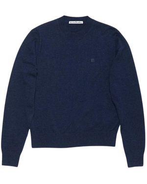 Acne Studios Round-Neck Knitwear - Bleu