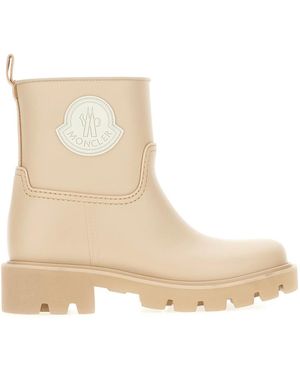 Moncler Rain Boots - Natural