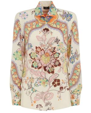 Etro Overhemden ,Veelkleurig ,Shirts - Naturel