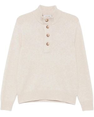 Gran Sasso Round-Neck Knitwear - Bianco