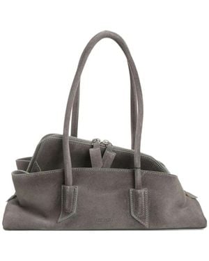 The Attico La Passeggiata Kleine Henkeltasche - Grau