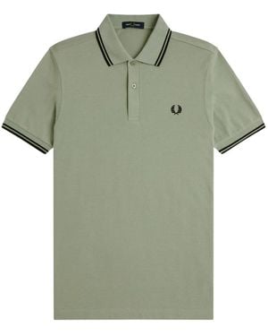 Fred Perry Polo Shirts - Green