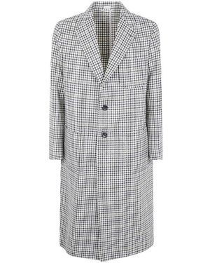 Thom Browne Single-Breasted Coats - Gris