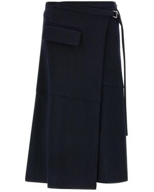 Tela Midi Skirts - Blue