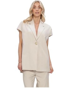 Second Female Jassen ,Blanca Waistcoat - Naturel