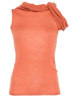 Rick Owens Sleeveless Tops - Orange