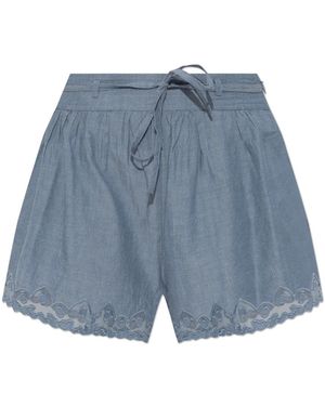 Ulla Johnson Elowen Shorts - Blauw