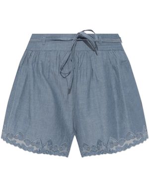 Ulla Johnson Elowen Shorts - Blauw