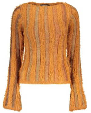 Desigual Truien & Vesten ,Oranje ,Trui Met Ronde Hals