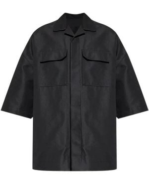 Rick Owens Short Sleeve Shirts - Black