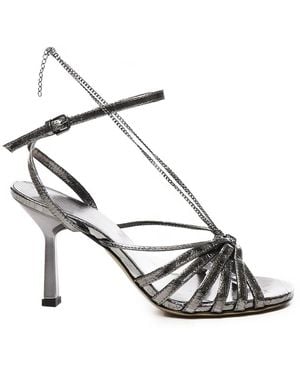 Golden Goose High Heel Sandals - Metallic
