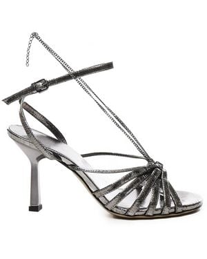 Golden Goose High Heel Sandals - Metallic