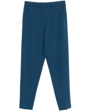 Le Tricot Perugia Tapered Trousers - Bleu