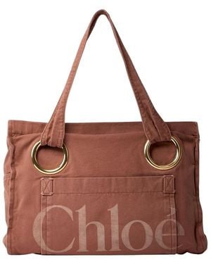 Chloé Tote Bags - Marrón